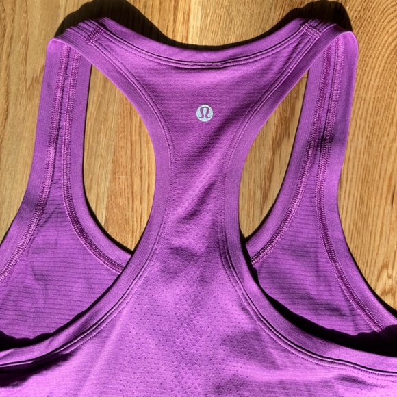 Lululemon swiftly tank vivid plum size 4 - Picture 4 of 6